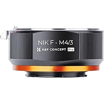 【刻印エラー品】Tilt Nik-m4/3 ニコンF→ニコンFカメラ レビュー］KIPON ティルト ニコンF → マイクロ4/3 マウント